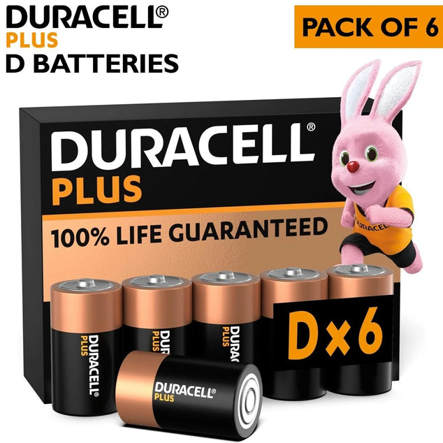 1.5 V Alkaline D Battery 6st