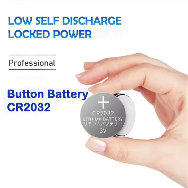 5x 3V CR2032 Alkaline High Capacity Batteries for Watches, Mouse, Car, Telecom