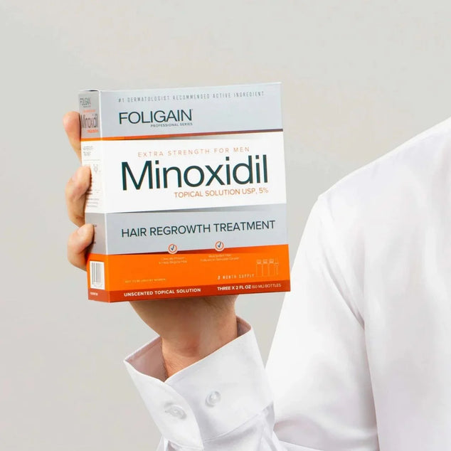Minoxidil 5%hair Regrowth Treatment Men 3month Supply, Damaged Box