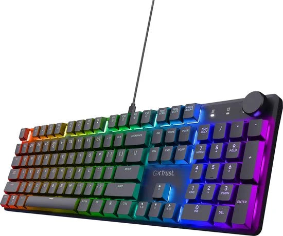 GXT 866 Torix toetsenbord Gamen USB QWERTZ Duits Zwart