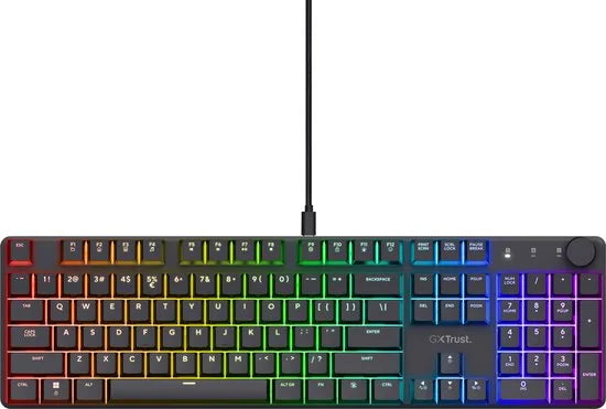 GXT 866 Torix toetsenbord Gamen USB QWERTZ Duits Zwart