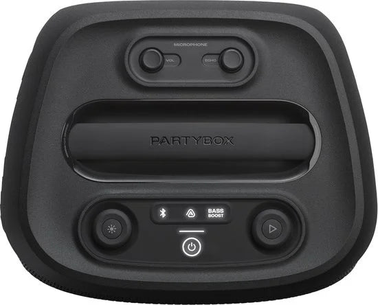 PartyBox Encore 2 - Draadloze Bluetooth Speaker - Met Microfoon Draadloos - Karaoke Set - LED verlichting - 15 uur - IPX4 - Zwart