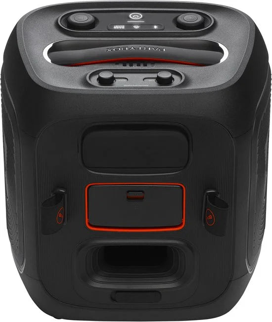 PartyBox Encore 2 - Draadloze Bluetooth Speaker - Met Microfoon Draadloos - Karaoke Set - LED verlichting - 15 uur - IPX4 - Zwart