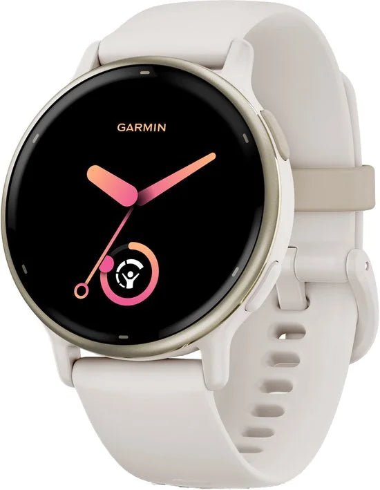 Vivoactive 5 - Sporthorloge - AMOLED-Scherm - Ivory/Cream Goudkleurig