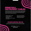 6045 gekrulde instrumenten kabel 9 m wit 1x haaks, 1x recht jack 6,35 mm