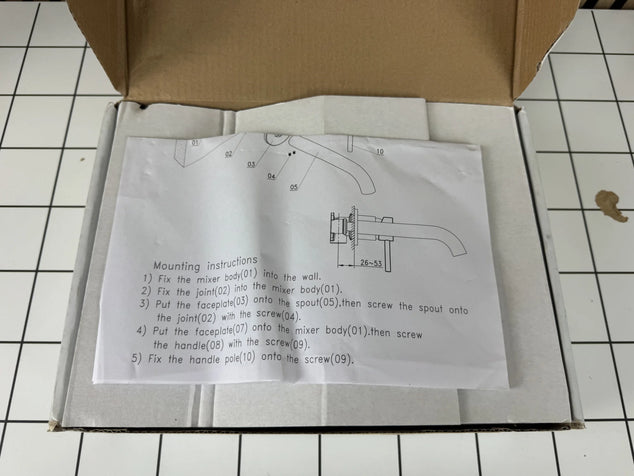 A0006497 Inbouw wastafelmengkraan