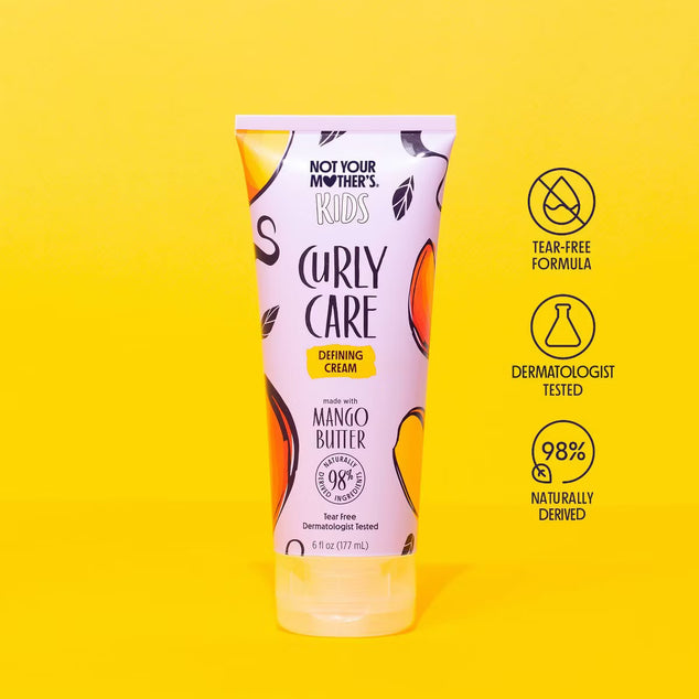 Kids' Curl Defining Hair Cream for Curly Hair - 6 fl oz: Moisturizing, Shine Enhancing, Dye-Free, Vegan