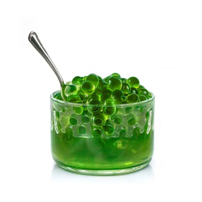 BALLEN voor BUBBLE TEA - KIWI - 2kg - MOLECULAIRE KAVIAAR - POPPING BOBA
