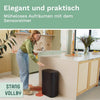 Keuken Afvalbak, Bewegingssensor, 50 Liter, Elektrische Afvalscheiding, Soft Close Afvalscheidingssysteem voor de Keuken, Zwart