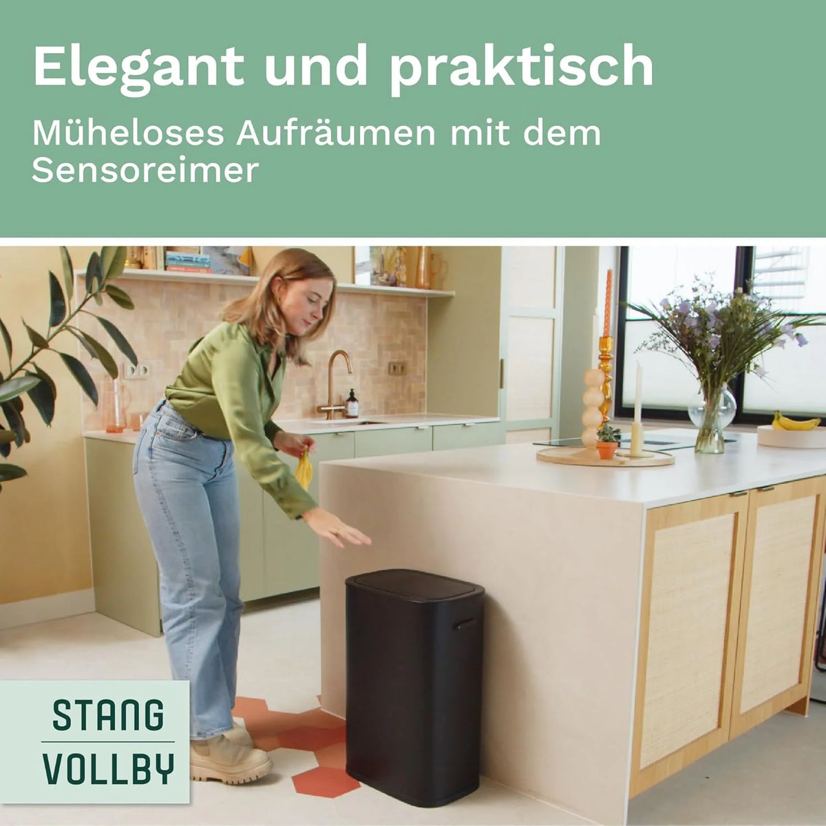 Keuken Afvalbak, Bewegingssensor, 50 Liter, Elektrische Afvalscheiding, Soft Close Afvalscheidingssysteem voor de Keuken, Zwart