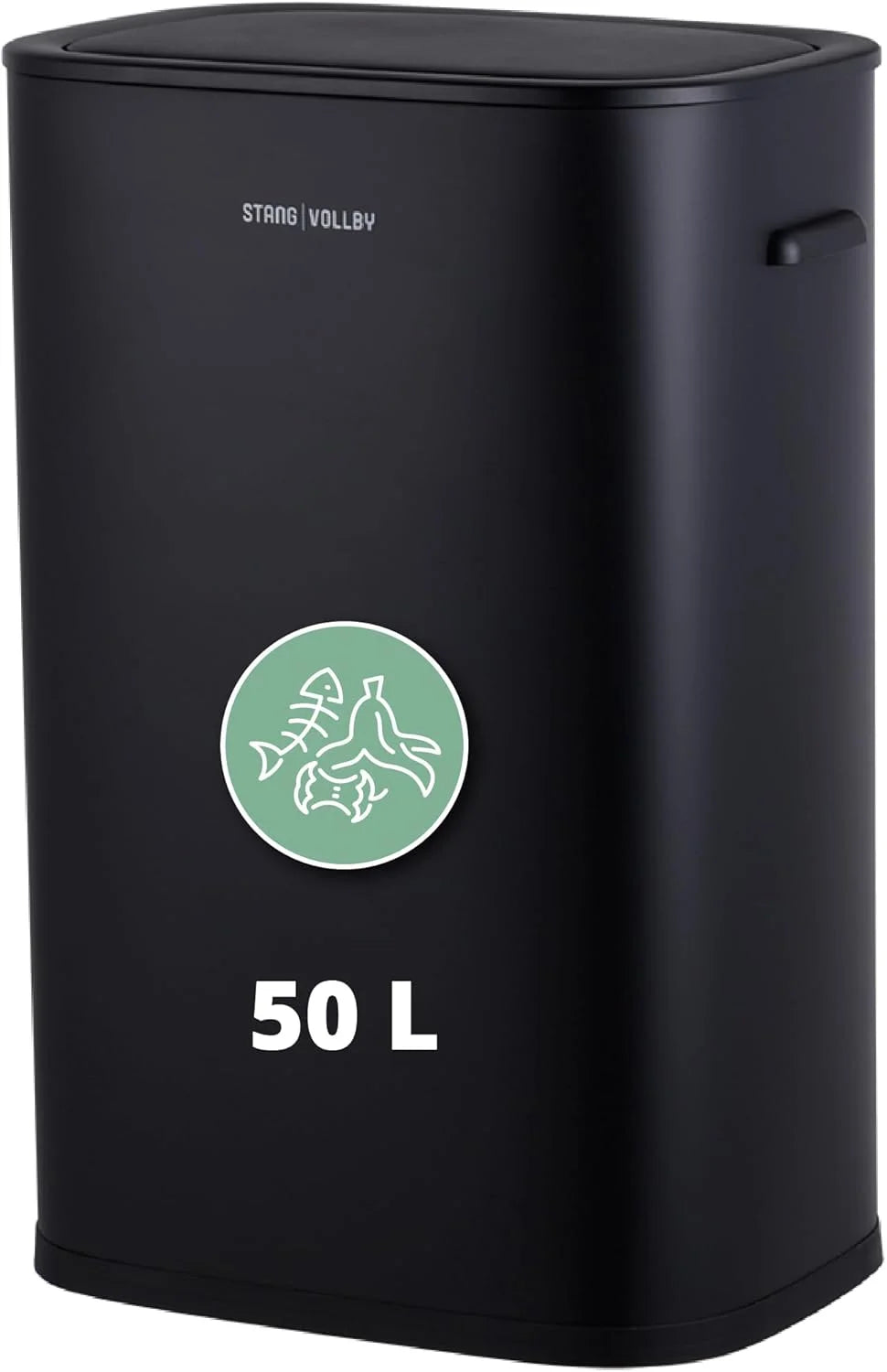 Keuken Afvalbak, Bewegingssensor, 50 Liter, Elektrische Afvalscheiding, Soft Close Afvalscheidingssysteem voor de Keuken, Zwart
