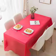 Tafelkleed Rood 137x274cm