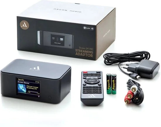 Stream2 MK3 Black - Internetradio - Wi-FI - Spotify connect - Remote included
