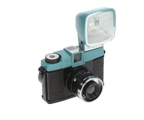 DIANA F+ MEDIUM FORMAT (120) CAMERA, REMOVABLE 75mm LENS, ZONE FOCUSING SYSTEM, PINHOLE FUNCTION, TWO SHUTTER SPEEDS, ENDLESS PANORAMA MODE, MULTIPLE & PARTIAL EXPOSURE OPTIONS