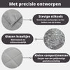Verzwaringsdeken 8 kg XL – 150 x 200 cm – Zwaartedeken – Weighted blanket – Verzwaarde Deken – 4 Seizoenen – Microfiber – Donkergrijs