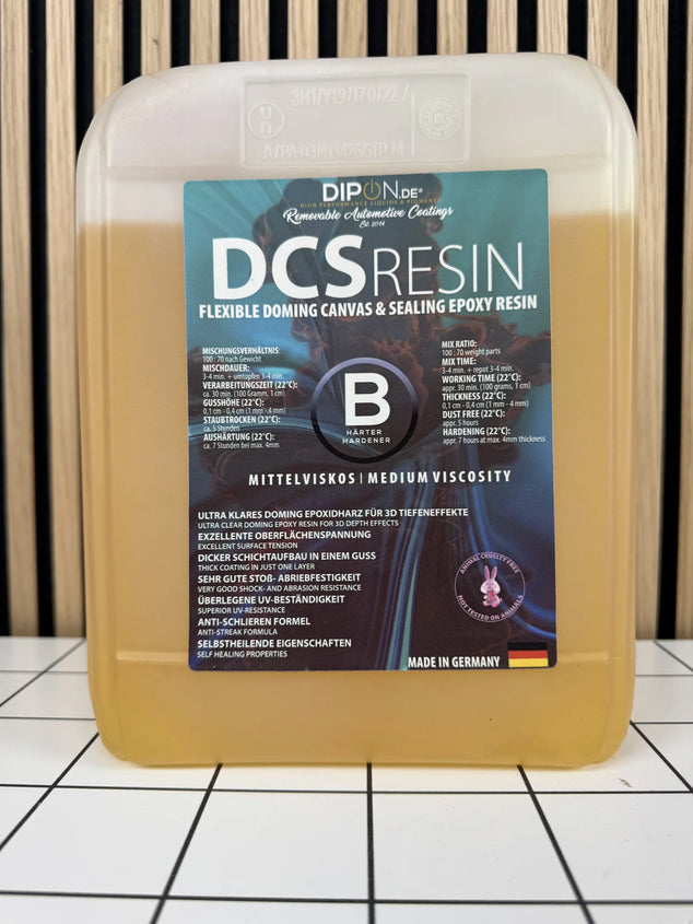 DCS Resin B – Flexible Doming Canvas & Sealing Epoxy Resin (4,2 KG)
