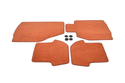Classic Floor Mats, Set of 4, Terracotta