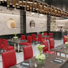 Set van 2 | bistrostoel | leer | rood | gastronomische stoelen, bistrostoelen bekleed