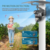 Zonne-energie camera draadloos 4G 4K 50X zoom HD Solar PTZ camera PIR bewegingsdetectie beveiligingscamera tweerichtingsaudio