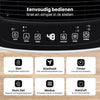 Luchtontvochtiger - Compact Series - 12L per dag - 2L Waterreservoir - Was-droog functie - Slaapkamer, Badkamer en Woonkamer - Vochtopnemer voor in Huis - Dehumidifier - Wit