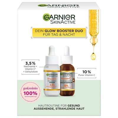 Vitamin C Glow Booster dag en nacht duo Serum
