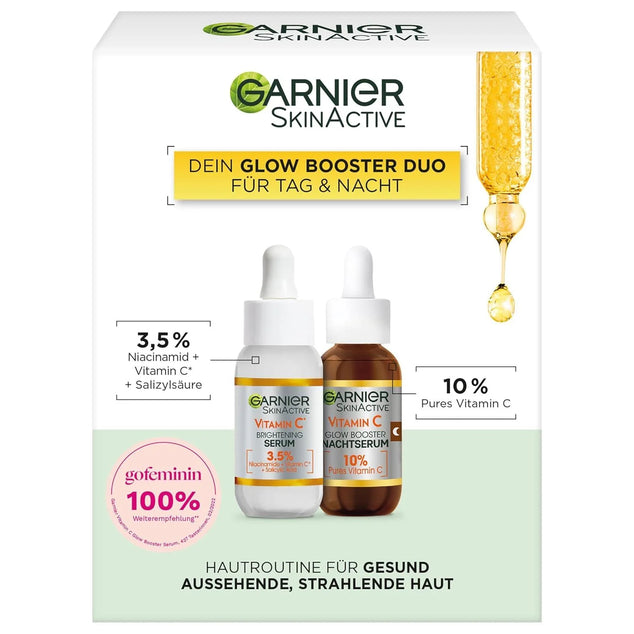 Vitamin C Glow Booster dag en nacht duo Serum