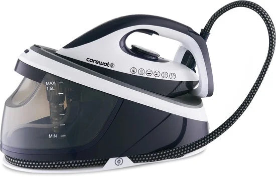 Stoomstrijkijzer met Stoomgenerator - Wit - 2200W - 1.5L Uitneembare Watertank - 100 g/min Stoomproductie - Keramische Zoolplaat - 3.0 Bar Stoomdruk - Anti-Oververhitting