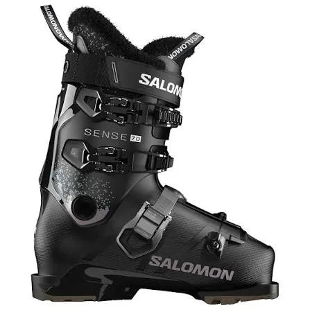 26/26.5 Sense 70 W GW Dames Skischoenen Zwart | Black/Black/Oil Green