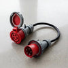 32A, Adapter 32A 5-polige CEE naar 16A 5-polige CEE-adapter