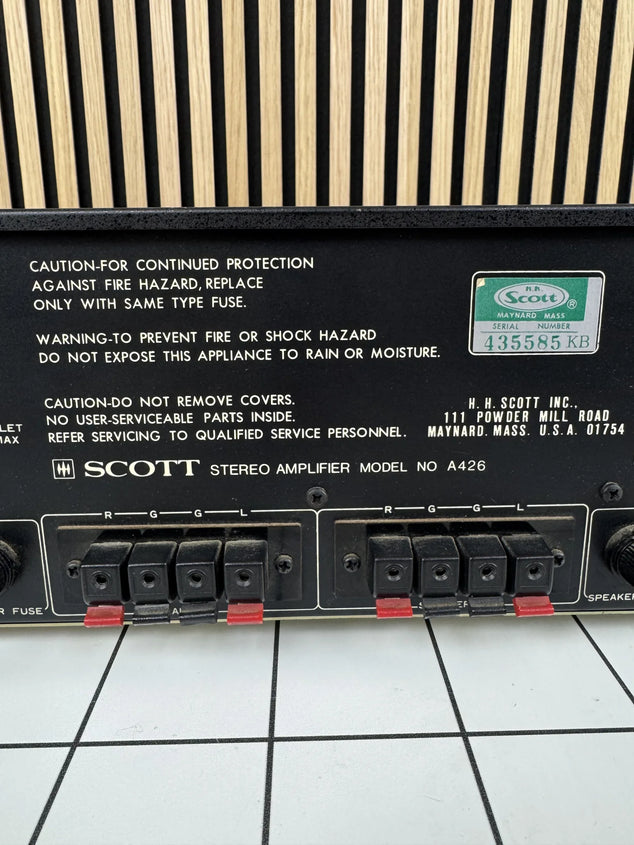 stereo amplifier a 426 geintegreerde