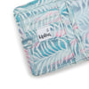 Kipling Cash Buddy Portemonnee Blauw palmtree leaves