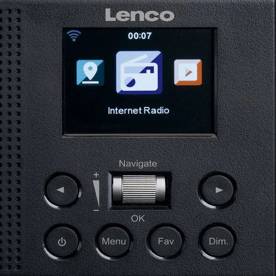 DIR-60BK - Internet radio met Bluetooth® en app bediening - Zwart