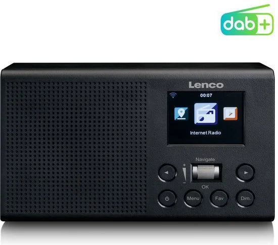DIR-60BK - Internet radio met Bluetooth® en app bediening - Zwart