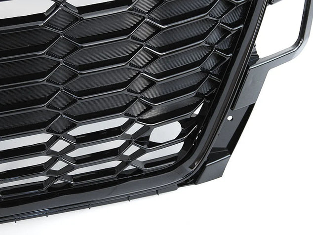 glanzend zwarte sportgrill (S4 / OEM-Style) Audi A4 (Type B9 Facelift)