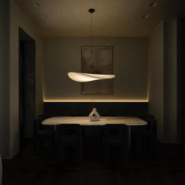 60cm Japandi-hanglamp – 1st - Natuurlijk zijde, boho-design voor de woonkamer, eetkamer of slaapkamer
