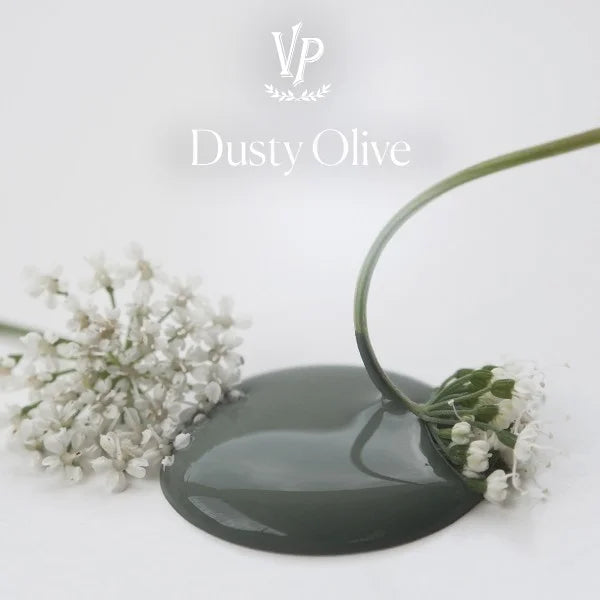Vintage krijtverf Groene verf Dusty Olive 100ml - Trio pack 1x700ml + 2x100ml 703143