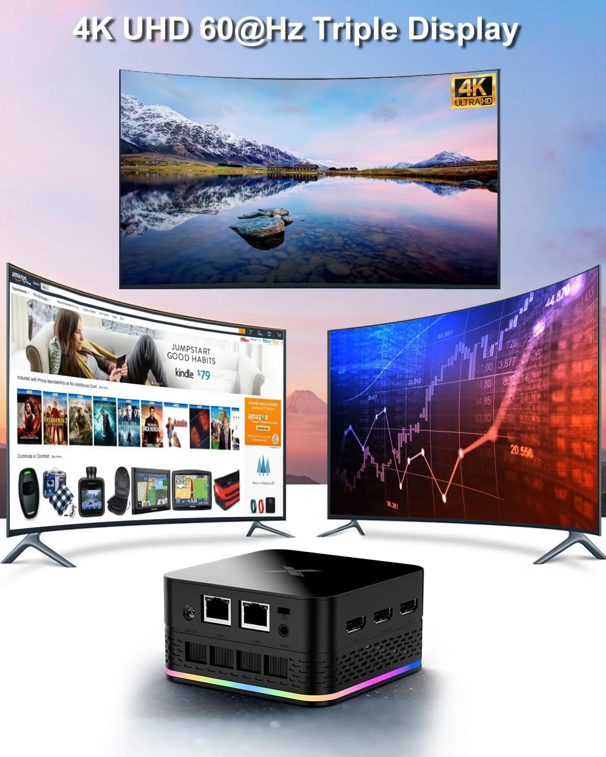 Krachtige Mini PC – Intel N95 | 8GB RAM | 256GB SSD (Model T9PLUS)