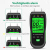 Professionele Vochtmeter incl. Batterijen - Vochtigheidsmeter Voor Hout / Bouwmateriaal / Wanden - Vochtmeter Muren - Houtvochtmeter - Brandhout