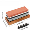Dubbelzijdige Wetsteen Set 400/1000 & 3000/8000 – Premium Slijpsteen – Antislip Basis – Messen & Gereedschappen