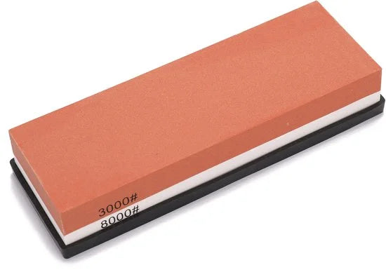Dubbelzijdige Wetsteen Set 400/1000 & 3000/8000 – Premium Slijpsteen – Antislip Basis – Messen & Gereedschappen
