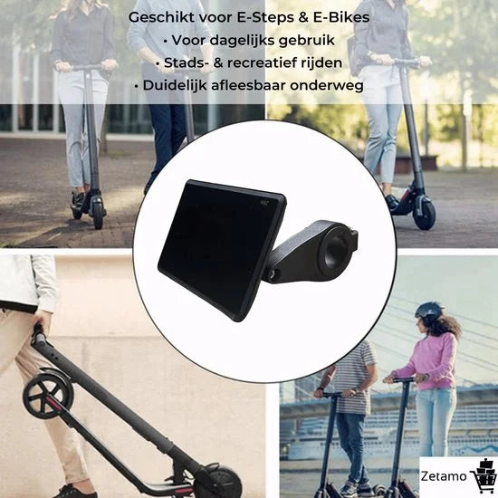 H6C Display - Geschikt voor Ouxi - V20 fatbike LCD scherm 25 km/u begrensd