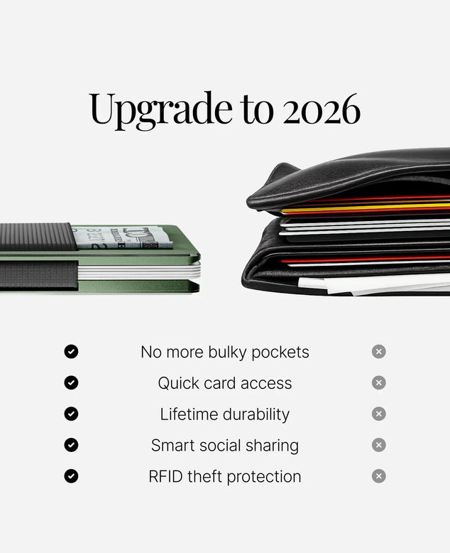 Wallet Alpine Green SLIMMER. SMARTER. INDESTRUCTIBLE.