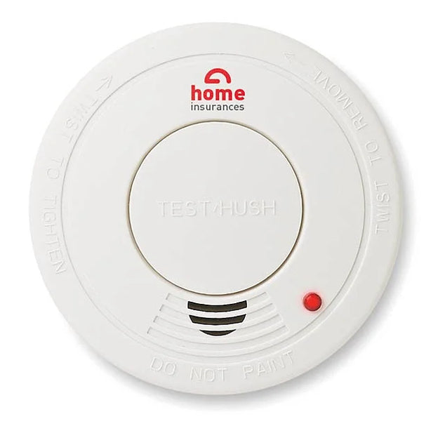 smoke detector with HUSH featu