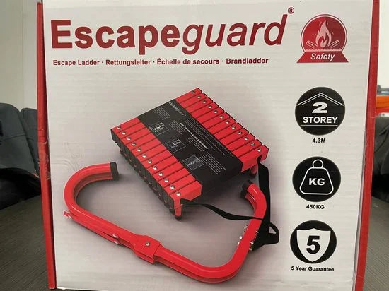 Vluchtladder (Brandladder) - Metaal/Nylon - 4,3 Meter