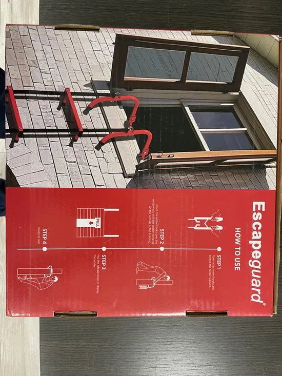 Vluchtladder (Brandladder) - Metaal/Nylon - 4,3 Meter