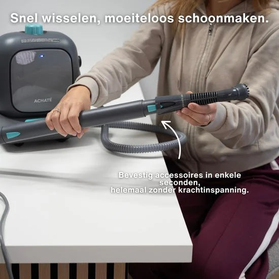 Stoomreiniger PRO V2 – 1500W Krachtige Reinigingsmachine – 3.5 Bar Stoomdruk – 800ml Tank – Vloerreiniger, Tapijtreiniger & Handstomer – Doodt 99,9% Bacteriën