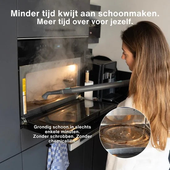Stoomreiniger PRO V2 – 1500W Krachtige Reinigingsmachine – 3.5 Bar Stoomdruk – 800ml Tank – Vloerreiniger, Tapijtreiniger & Handstomer – Doodt 99,9% Bacteriën