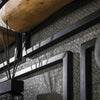 Wandschap Set Edge - Massief Acacia Naturel - Set van 5