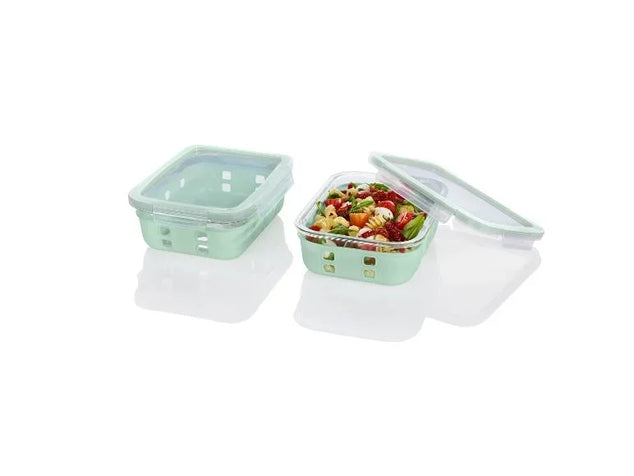 Glazen lunchboxenset