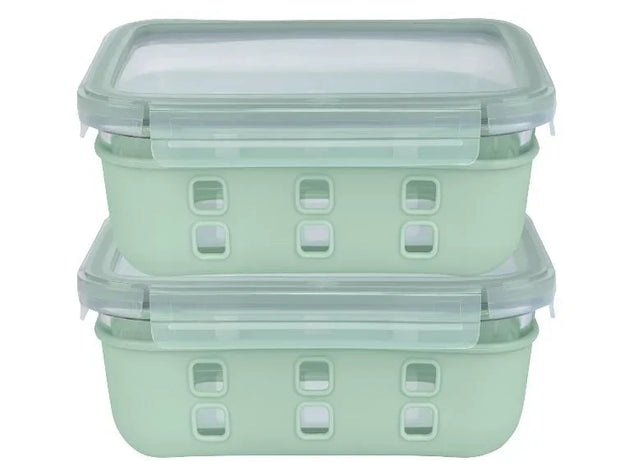 Glazen lunchboxenset